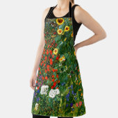 Boerderij tuin met zonnebloemen door Gustav Klimt Schort (Insitu)