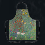 Boerderij tuin met zonnebloemen door Gustav Klimt Schort<br><div class="desc">Cook of creëer in stijl met onze Boerderij Garden met zonnebloemen door het schort van Gustav Klimt. Dit schort is voorzien van een verbluffende afdruk van Klimt's beroemde kunstwerk, die levendige zonnebloemen laat zien en groen maakt. Of je nu een gekruiste chef of een creatieve kunstenaar bent, deze Boerderij Garden...</div>