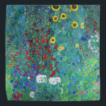Boerderij tuin met zonnebloemen, Gustav Klimt Bandana<br><div class="desc">Gustav Klimt (14 juli 1862 - 6 februari 1918) was een Oostenrijkse symboliek schilder en een van de meest prominente leden van de Wenen Secessiebeweging. Klimt wordt genoteerd voor zijn schilderijen, moorden, schetsen en andere voorwerpen. Naast zijn figuurwerk, dat onder meer bestaat uit aantijgingen en portretten, schilderde hij landschappen. Onder...</div>