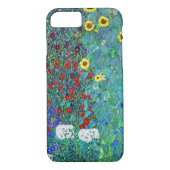 Boerderij tuin met zonnebloemen, Gustav Klimt Case-Mate iPhone Case (Achterkant)