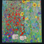 Boerderij tuin met zonnebloemen Gustav Klimt Douchegordijn<br><div class="desc">Boerderij tuin met zonnebloemen Gustav Klimt</div>