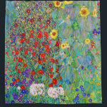 Boerderij tuin met zonnebloemen Gustav Klimt Douchegordijn<br><div class="desc">Boerderij tuin met zonnebloemen Gustav Klimt</div>