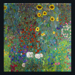 Boerderij tuin met zonnebloemen | Gustav Klimt | Foto Afdruk<br><div class="desc">Boerderij Garden met zonnebloemen is een schilderij van Gustav Klimt uit 1907.</div>