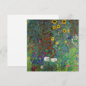 Boerderij Tuin met Zonnebloemen | Gustav Klimt | K (Voorkant / Achterkant)