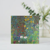 Boerderij Tuin met Zonnebloemen | Gustav Klimt | K (Staand voorkant)