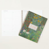 Boerderij tuin met zonnebloemen Gustav Klimt Planner (Display)