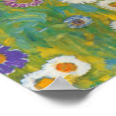 Boerderij Tuin met Zonnebloemen - Gustav Klimt Poster (Hoek)
