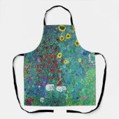 Boerderij tuin met zonnebloemen, Gustav Klimt Schort (Voorkant)