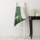 Boerderij tuin met zonnebloemen | Gustav Klimt | Sherpa Deken (In situ)