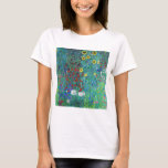Boerderij tuin met zonnebloemen, Gustav Klimt T-shirt<br><div class="desc">Gustav Klimt (14 juli 1862 - 6 februari 1918) was een Oostenrijkse symboliek schilder en een van de meest prominente leden van de Wenen Secessiebeweging. Klimt wordt genoteerd voor zijn schilderijen, moorden, schetsen en andere voorwerpen. Naast zijn figuurwerk, dat onder meer bestaat uit aantijgingen en portretten, schilderde hij landschappen. Onder...</div>