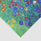 Boerderij tuin met zonnebloemen, Gustav Klimt Tissuepapier (Detail)