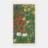 Boerderij tuin met zonnebloemen servet (Voorkant)