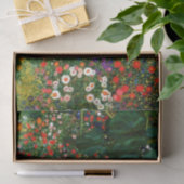 Boerderij tuin met zonnebloemen tissuepapier (Geschenk)