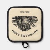 Boerderij tuin verse producten Pannenlap (Voorkant)