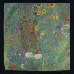 Boerderij Tuinbloemen door Gustav Klimt Painting Bandana<br><div class="desc">Imperiale Oostenrijkse schilder Gustav Klimt's meesterwerk : Boerderij tuin met zonnebloemen</div>