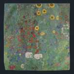Boerderij Tuinbloemen door Gustav Klimt Painting Bandana<br><div class="desc">Imperiale Oostenrijkse schilder Gustav Klimt's meesterwerk : Boerderij tuin met zonnebloemen</div>