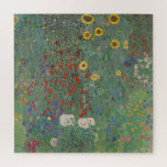 Boerderij Tuinbloemen door Gustav Klimt Painting Legpuzzel<br><div class="desc">Imperiale Oostenrijkse schilder Gustav Klimt's meesterwerk : Boerderij tuin met zonnebloemen</div>