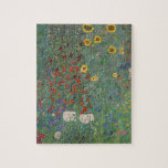 Boerderij Tuinbloemen door Gustav Klimt Painting Legpuzzel<br><div class="desc">Imperiale Oostenrijkse schilder Gustav Klimt's meesterwerk : Boerderij tuin met zonnebloemen</div>