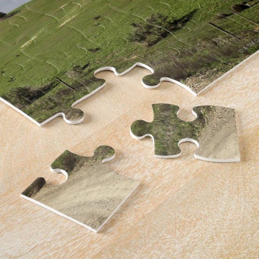 Boerderij twijngaarden tussen tarwevelden, Caledon Legpuzzel (Zijkant)