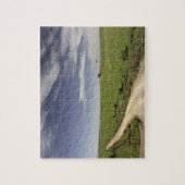 Boerderij twijngaarden tussen tarwevelden, Caledon Legpuzzel (Verticaal)