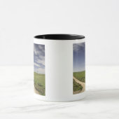 Boerderij twijngaarden tussen tarwevelden, Caledon Mok (Midden)