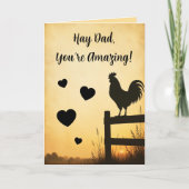 Boerderij Vader Mooi Vaderdag Geschenk Kaart (Voorkant)