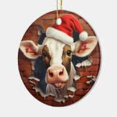 Boerderij Vakantie Decor - 3D Keramisch Ornament (Links)