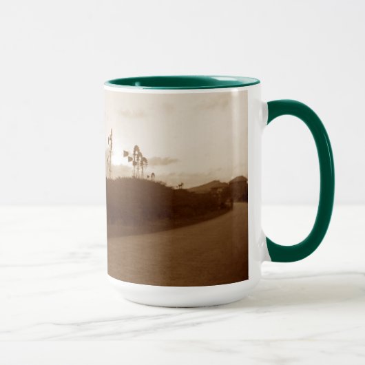  Boerderij van 1940 met CAR Fender Foto Mok (Rechts)