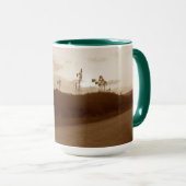  Boerderij van 1940 met CAR Fender Foto Mok (Voorkant rechts)