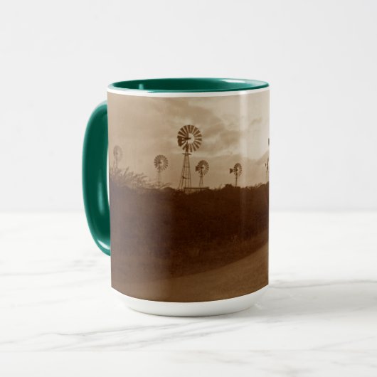 Boerderij van 1940 met CAR Fender Foto Mok (Voorkant links)