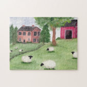 Boerderij van Amerikaanse schapen Legpuzzel (Horizontaal)