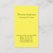 Boerderij van bijen Bee Houder Visitekaartje (Achterkant)