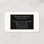 Boerderij van bijen Bee Houder Visitekaartje (Achterkant)