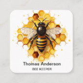 Boerderij van bijen Bee Houder Visitekaartje (Voorkant)