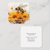 Boerderij van bijen Bee Houder Visitekaartje (Voorkant / Achterkant)