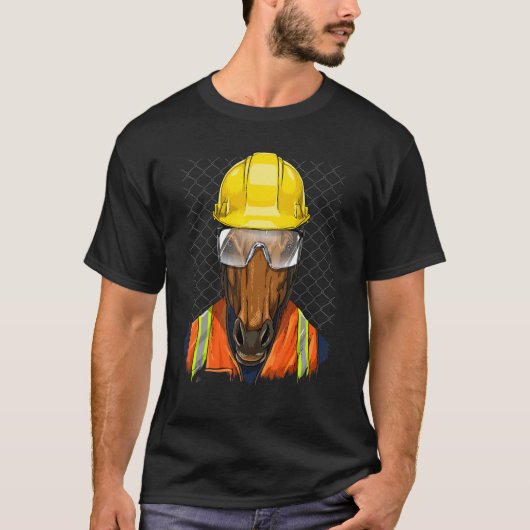 Boerderij van bouwvakkers t-shirt (Voorkant)