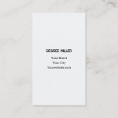 Boerderij van Chicken Country Hen Visitekaartje (Achterkant)