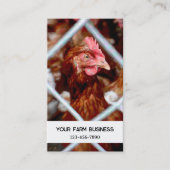 Boerderij van Chicken Country Hen Visitekaartje (Voorkant)