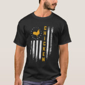  Boerderij van de Amerikaanse vlag Schip Lover Fun T-shirt (Voorkant)