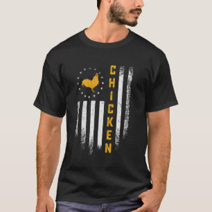  Boerderij van de Amerikaanse vlag Schip Lover Fun T-shirt