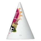 Boerderij van de barntuin Dierlijke 2e verjaardag Feesthoedjes (Rechts)