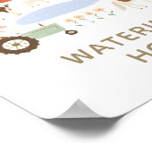 Boerderij van de Birthday Party Watering Hole Sign Poster (Hoek)