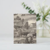 Boerderij van de Cranmoor, Toms, NJ Briefkaart (Staand voorkant)