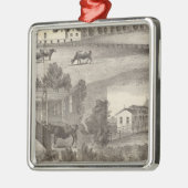 Boerderij van de Cranmoor, Toms, NJ Metalen Ornament (Links)