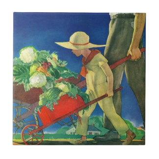 Boerderij van de Familie Harvest Bounty Tiles 4,2 Tegeltje