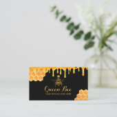 Boerderij van de imker koningin van bijen visitekaartje (Staand voorkant)