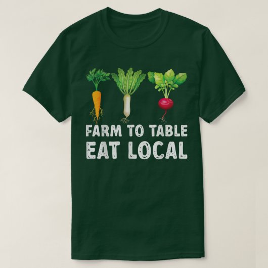 Boerderij van de landbouwers op de plaatselijke la t-shirt (Design voorkant)