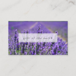 Boerderij van de lavender Gift of the Earth Essent Visitekaartje