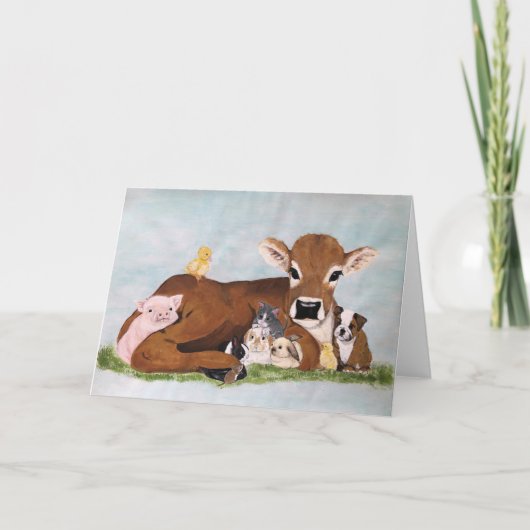 Boerderij van de Lege Vrienden Kaart (Voorkant)