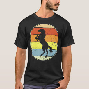 Boerderij van de paarden van de Retro-paardenstaa T-shirt
